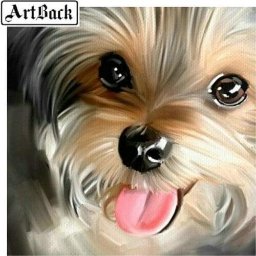 Rhinestone 5d diy diamond painting kit dog cat full square diamond embroidery mosaic sewing artwork home decor