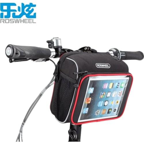ROSWHEEL bike bag accessories Handlebar basket bycicle cycling bags bicycle bag pannier for ipad mini 7 8 inch tablet pc