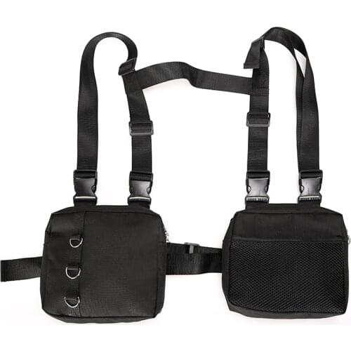 2019 NEW fashion men chest rig waist bag hip hop streetwear functional tactical chest bag cross shoulder bags bolso Kanye West