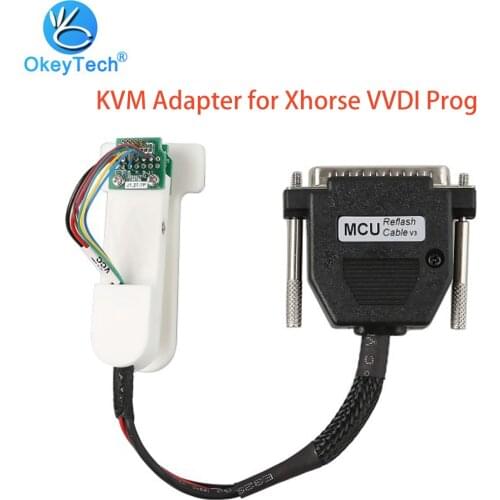 Xhorse VVDI Prog KVM Adapter For Land Rover Clip Adapter KVM MCU Reflash Cable V3 for VVDI Prog programmer without Soldering