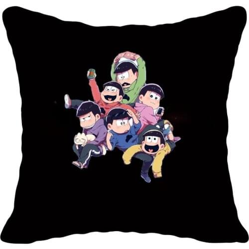 Japan anime Osomatsu Pillow Case Cartoon cute Custom Print Cushion Cover for Sofa Home Decor Pillow case 45*45cm