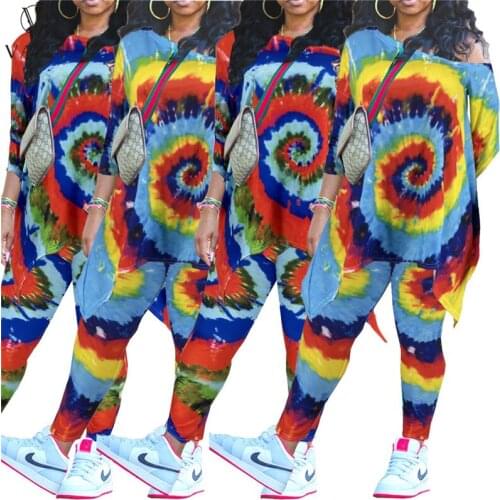 VAZN 2021 Autumn Asymmetrical High-end Free High Street Full Sleeve Long Pencil Pants Skinny Women 2 Piece Set