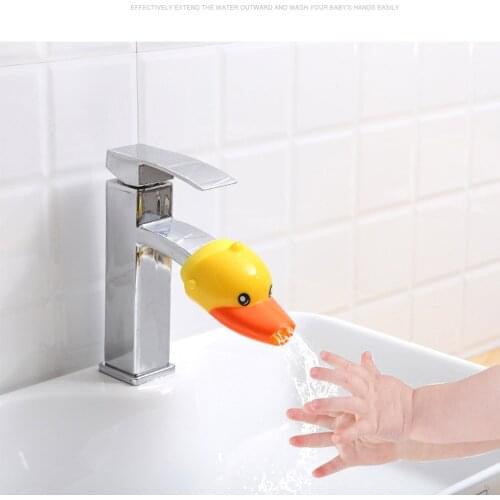 1/2pc faucet extender to help children splash-proof hand washing device cartoon household bathroom kitchen accessories baby sink