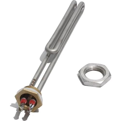 1 Inch/DN25/32mm Electrical Heater Element with Accessory 110V/220V/380V 1KW/2KW/3KW/4KW/6KW SUS Heating Tube for Water Boiler