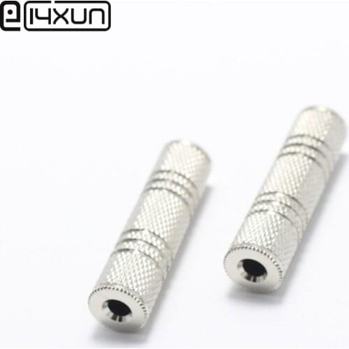 1pcs Metal 3.5mm Female to 3.5mm Female Connector 3.5 F/F Plug jack for PC Audio Video