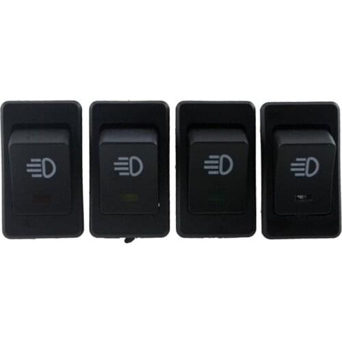 4 Pin Fog Lamp Rocker Switch with LED Indicator for Car Truck Marine Dashboard Environmental Protection Flame Retardant Material