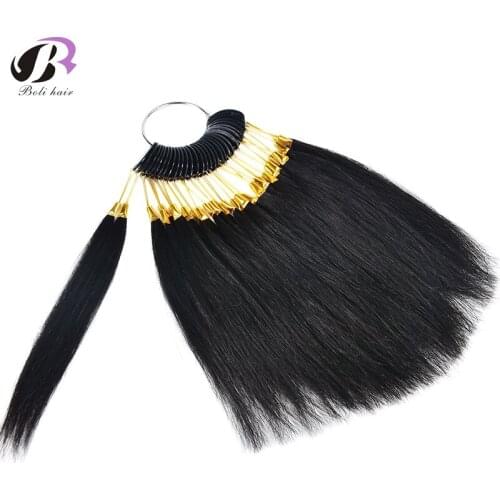 7cm Human Hair Color Rings/ Colour Charts 30pcs/lot Available Can Be Dyed For Salon Sample