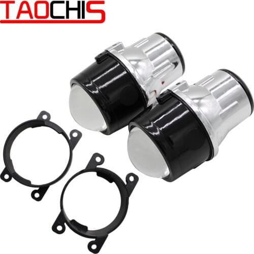 Car 2.5 inch Bi Xenon Foglamp Projector Lens Kit H11 Crystal Clear foglights For PEUGEOT 206 207 307 308 4007 4008 Fog lamp