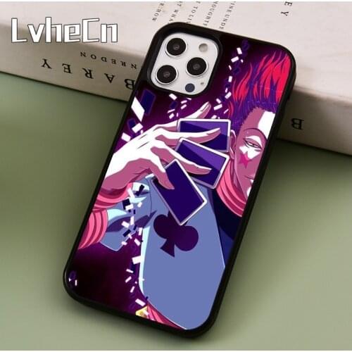 LvheCn Hunter X HUNTER Hisoka Playing Card Phone Case Cover For iPhone SE 2020 6s 7 8 Plus 11 12 Pro X XR XS Max Samsung S9 S10