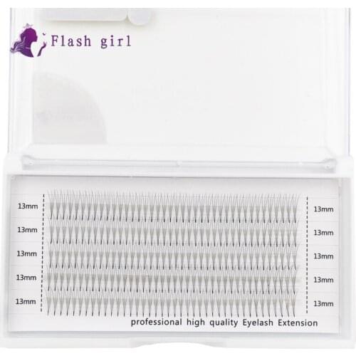 Flash Girl Hot Selling 3D 9-13mm Mix Pre Made Fans Eyelashes Extension Professional Individual Volume Fans Eyelash Extension