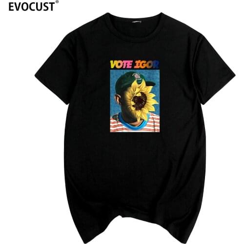 Golf Wang vote igor sunflower Skate Cherry Bomb Tyler The Creator T-shirt Cotton Men T shirt New TEE TSHIRT Womens