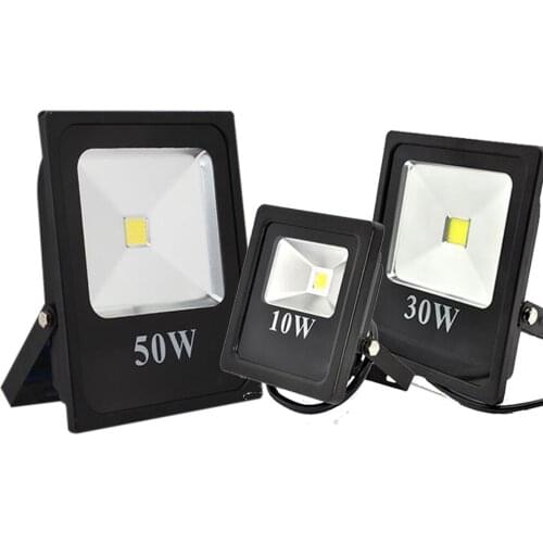 GD LED Floodlights 10W 20W 30W 50W IP65 Outdoor 220V 110V LED Spotlights IP65 Waterproof Flood Garden Lamps Professional lights