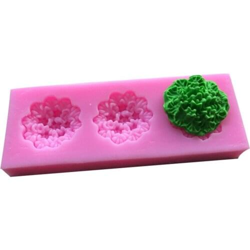 Flower Silicone Molds Rose Cupcake Topper Fondant Mold DIY Wedding Cake Decorating Tools Candy Chocolate Gumpaste Mould