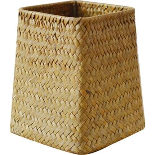 Seagrass Basket Plant Basket Flower Basket Seagrass Woven Storage Basket Straw Woven Indoor Pots for Plants Flower Vase