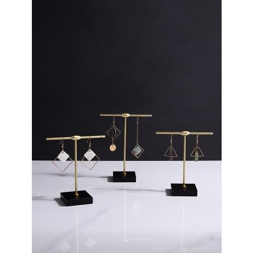 Metal Earrings Display Holder Holes Earrings Display Rack Stand