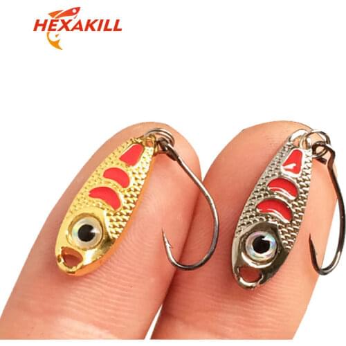 HEXAKILL Metal Jig Spinner VIB Fishing Lures Wobblers CrankBaits Shone Shad Trout Spoon Isca Artificial for Carp Fishing Pesca