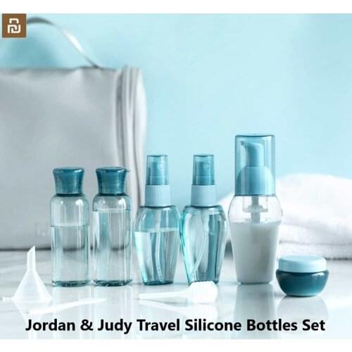 Mijia Portable Travel Cosmetic Storage Bottle Set Cosmetic Wash Bag Spray Bottle Set 6pcs Refillable