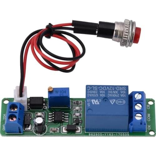 DC 12V Time Delay Relay 1-10s Adjustable Cycle Timer Timing Control Switch On/Off Relay Module