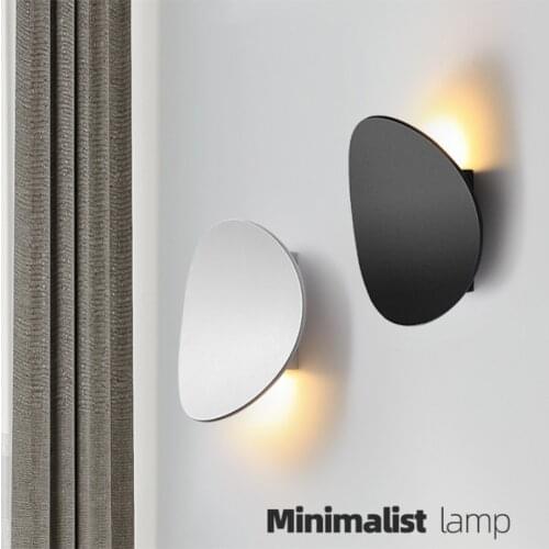 Modern Simple Wall Lamp 7W LED Wall Light Bedside Lights Nordic Creative Iron Art Wall Sconce Lighting For Sitting Room Corridor