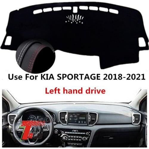 TAIJS Factory New Design Good Quality protective Leather Car Dashboard Cover For KIA SPORTAGE 2018 2019 20 21 Left hand drive