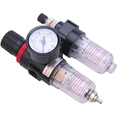 AFR2000+AL2000 G1/4" Air Compressor AFC2000 oil Water Separator Regulator Trap Filter Airbrush