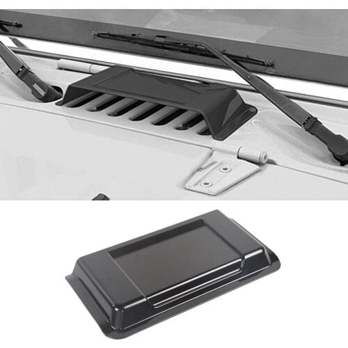 High Quality ABS Plastic Car Cowl Heater Air Vent Hood Scoop For Jeep Wrangler JL 2018-2019 car accessories