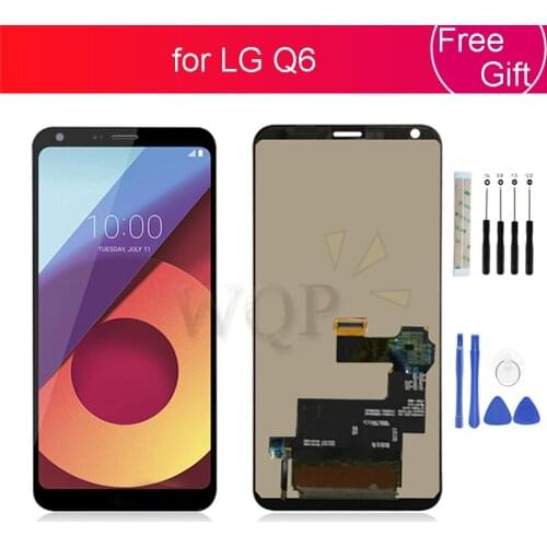 For LG Q6 lcd display touch screen Digitizer Assembly with frame screen for LG M700 M703 Replacement Repair Parts