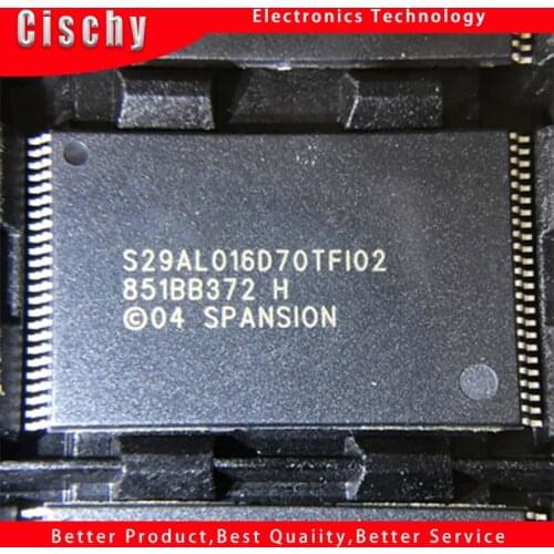 1pcs/lot S29AL016D70TFI02 S29AL016D70TFI020 S29AL016D70 TSOP48 In Stock