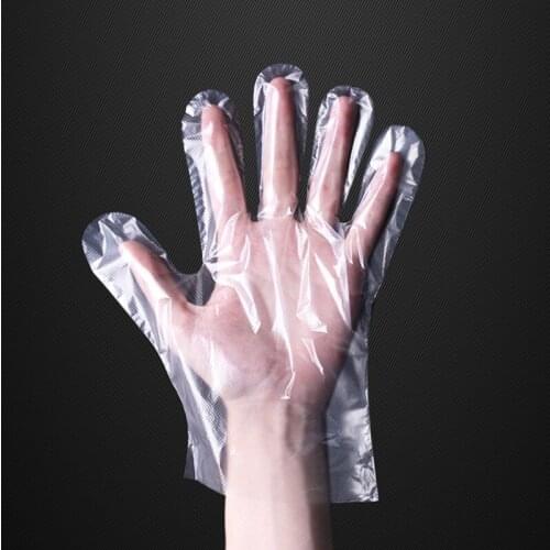 100PCS/Set Food Plastic Gloves Disposable Gloves for Restaurant Kitchen BBQ Eco-friendly Food Gloves Fruit Vegetable Gloves QDRR