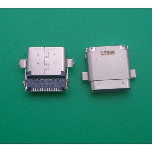 2pcs/lot Laptop dc jack power cable socket connector port cable charging port For Dell XPS12 9250 XPS12D 9Q23 9Q33 TYPE-C usb c