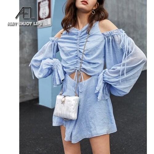 AEL Women Rompers Elegant crepe lace up Jumpsuit Summer Short pleated Jumpsuit Party Female Playsuit Beach