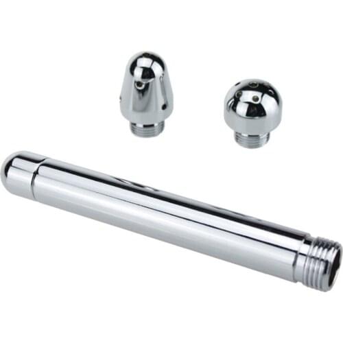 3 Shower Head Aluminum Enema Flush Tools For Adults Nozzle Shower Backyard Colonic Douche Cleaner EK-New