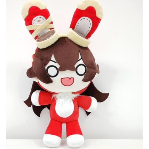 Anime Genshin Impact Rabbit Plush Toys Stuffed Plush 42cm Pillow Cushion Children Christmas Gift