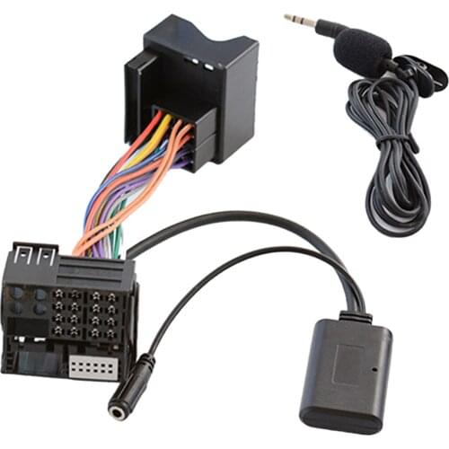 Car Bluetooth 5.0 Module AUX Cable Converter Plug and Play Fit for RCD510 RCD210