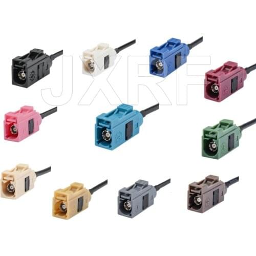 Car Radio Antenna Connector Cable Fakra to Fakra A B C D E F G H I K Z Type for FM GSM GPS RF Communications Systems