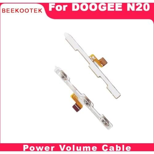 BEEKOOTEK New Original Doogee N20 Power on/off+ volume FPC Key up/down button flex cable FPC For Doogee N20/Y9 Plus CellPhone