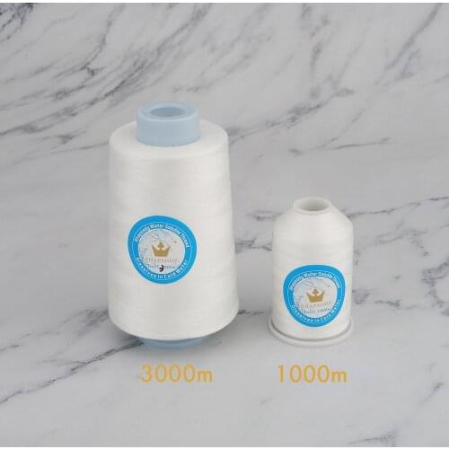 40S/2 TEX27 white Wash Away Vanish Extra Dissolved Cold water soluble thread for Sewing Quilting,Basting,Diy