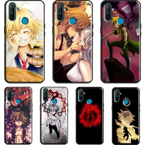 Meliodas Seven Deadly Sins Anime For OnePlus 9 Pro 7 8 Pro 8T Nord 9R Case For Realme 8 Pro C3 C21 GT Neo 6 7 Q3 Pro Cover