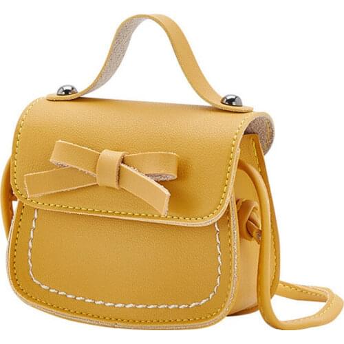 Children Kids Girls Princess Shoulder Bags Handbag Toddler Baby Messenger Bags Bow-knot Design