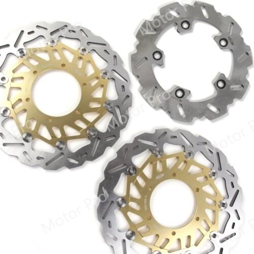 For Suzuki GSX R 1000 ABS GSX-R 1000 R 2017 2018 2019 Front Rear Brake Discs Rotors Kit GSX1000R GSXR1000 Accessories Aluminium