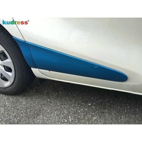 For Toyota Sienta 2016 2017 2rd Generation XP170 Chrome Car Side Door Trim Strip Molding Stream Panel Bumper Hoods Styling