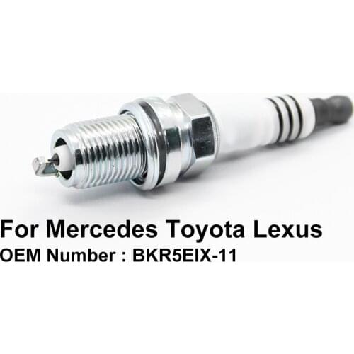 COWTOTAL Iridium Spark Plug for Mercedes Toyota RAV4 Camry Corolla Subaru Forester Legacy Outback OE BKR5EIX-11 ( Pack of 4 )