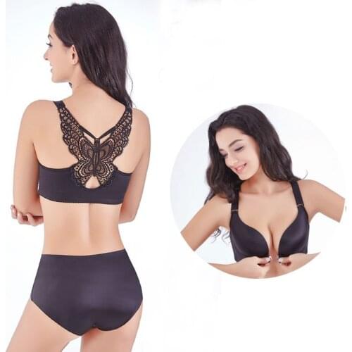 Hot Sale 6 Color Sexy Elegant Bra and Panty Set Women Bras Underwear Lady push up bra Lingeries bra sets brief set lingerie set