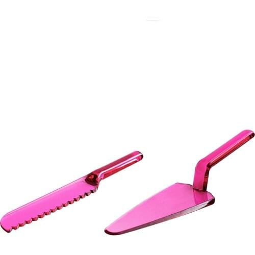 Pink Spatula Knife Set