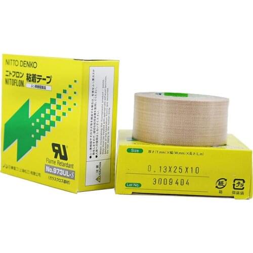 T0.13mm*W25mm*L10m Nitoflon Tape 973UL-S (10pcs/lot)