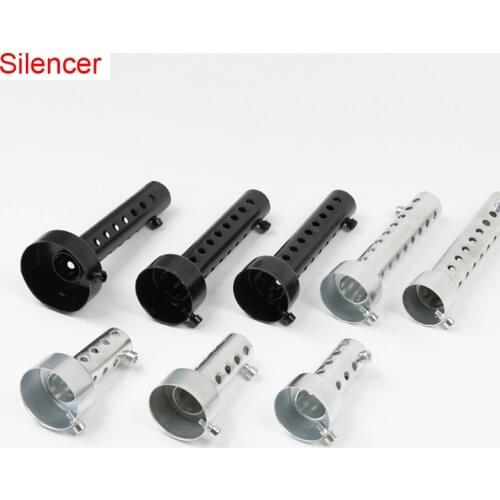 Universal Motorcycle Exhausts 35mm 42mm 45mm 48mm 60mm Can Muffler Baffle DB Killer Silencer Black Silver Adjustable Motorbike