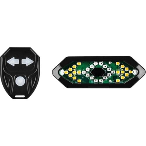 Bicycle Taillight USB Rechargable Smart Wireless Remote Control Turn Signal Lamp D0LB