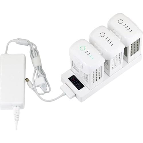 3 In 1FOR DJI Phantom 4 Charging Hub Parallel Battery Smart Charger for Phantom 4 PRO V2.0 Advanced Drone Flight Battery Manager