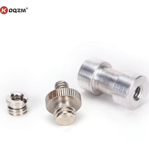 3pcs/set Male To Female Screw Adapter 1/4" 3/8" Mount Set Thread Screw Adapters Convert For Camera Tripod Light Stand