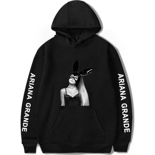 Ariana Grande Hoodies Women/Men Sweatshirts Hip Hop Clothes Autumn Winter Hoodie Ariana Grande Boy Girls Sweatshirt Tracksuits